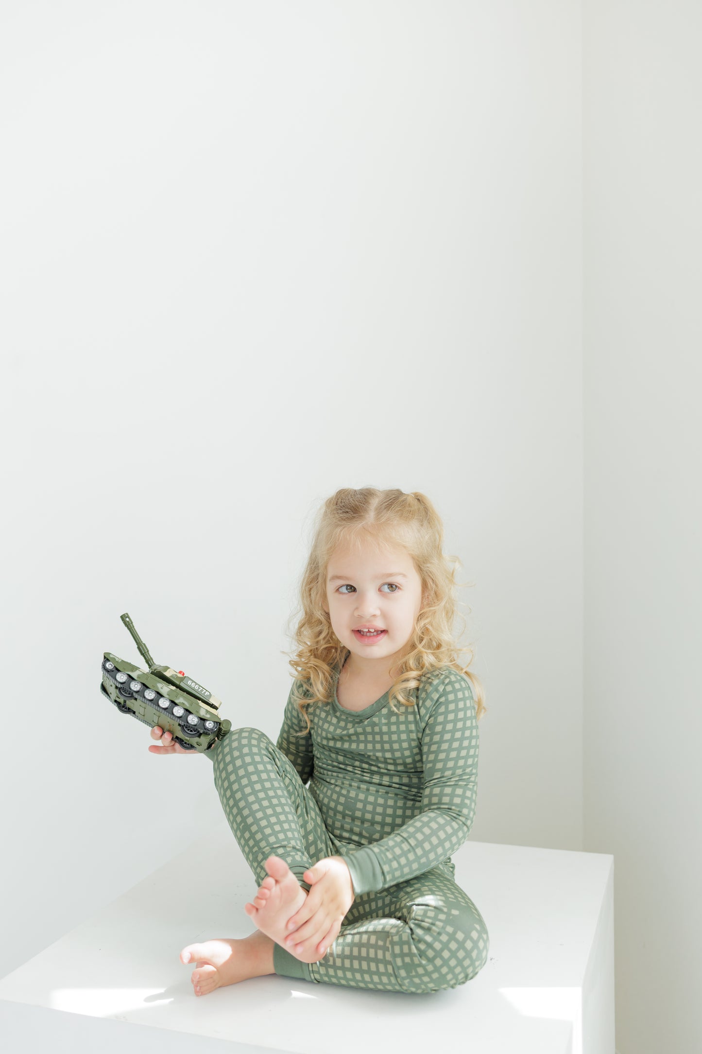 Desert Storm Plaid 2-Piece Set