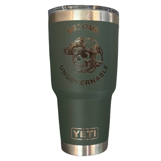Become Ungovernable Yeti Rambler 30oz Tumbler