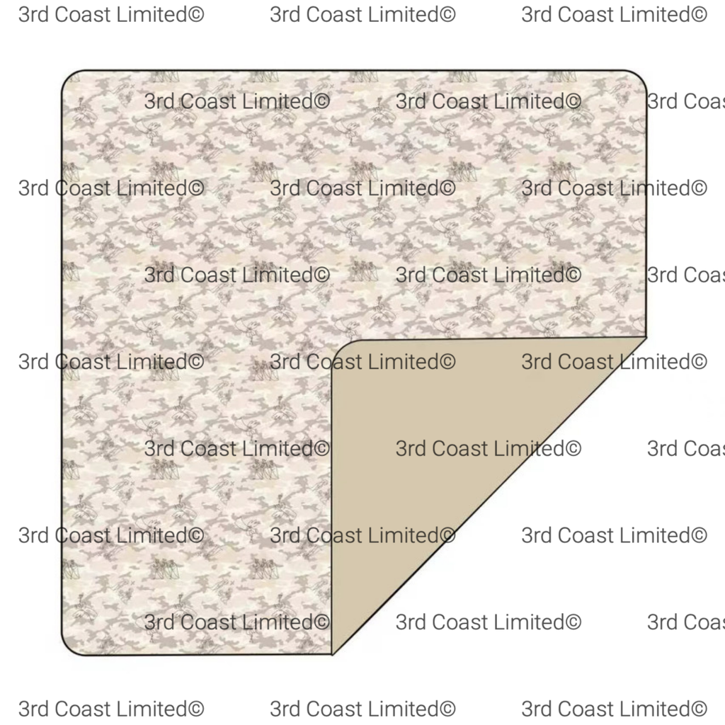 PREORDER | Sandy Camo Nativity Reversible Bamboo Blanket | 30 x 40 in