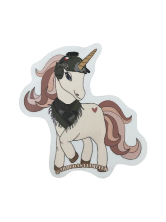 Unicorn over Fallujah Sticker